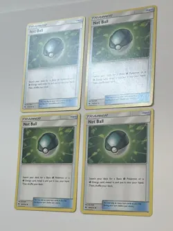 X4 Net Ball 187/214 SM Lost Thunder Uncommon Trainer Pokemon Card NM Near Mint - Image 2