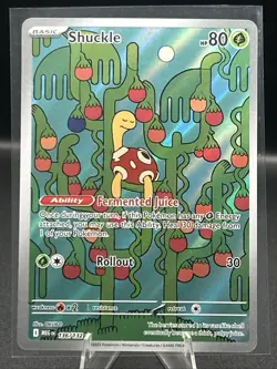 Pokemon TCG - Shuckle Illustration Rare 136/132 Me01: Mega Evolution Holo - Image 1