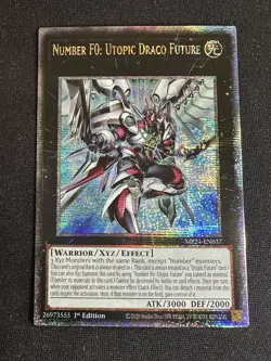 Number F0: Utopic Draco Future - YuGiOh! MP24-EN037 Quarter Century Sec Rare NM - Image 1