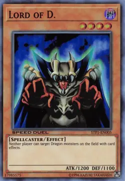Lord of D.-Super Rare - Unlimited - STP1-EN005 - Speed Duel: Tournament Pack ... - Image 1