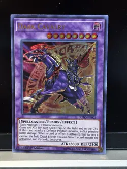 Yu-Gi-Oh! Dark Cavalry Fusion Effect Duel Power 1st Ed DUPO-EN002 Konami - Image 1