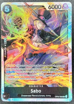 Sabo OP04-083 SR One Piece TCG NM - Image 1