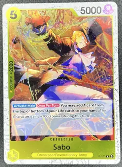 Sabo PRB-02 P-073 Promo Pirate Foil The Best Vol 2 One Piece NM - Image 1