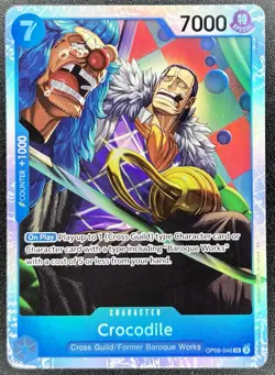Crocodile OP09-046 Reprint SR ONE PIECE TCG NM - Image 1