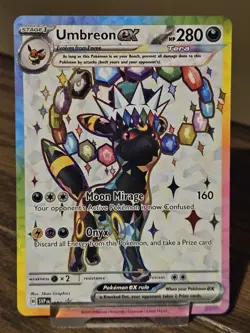 Pokemon Cards Umbreon ex SVP 176 SV: Scarlet & Violet Promo Cards Holofoil NM - Image 1