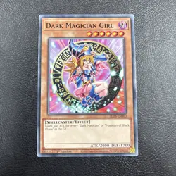 Yugioh Dark Magician Girl LED6-EN000 1ST EDITION Mint Authentic Card - Image 1