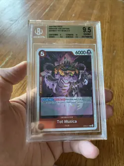 Tot Musica OP06-011 One Piece Card Game Wings Of The Captain Graded Beckett 9.5 - Image 3