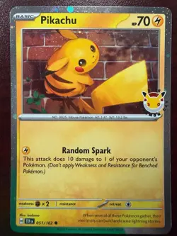 Pikachu - (Cosmo Holo) Holofoil Promo Miscellaneous Cards & Products 051/162 NM - Image 1