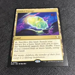 Magic: The Gathering Fabled Passage Land EOC R Rob Rey Card 0060 English 2023 - Image 1