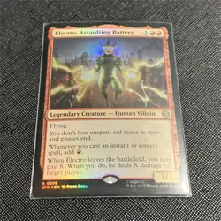 Electro, Assaulting Battery Legendary Creature Holo Rare Card 0076 English - Image 1