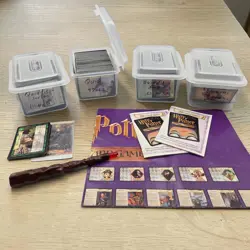 Huge Lot (1400+) Harry Potter Quidditch Cup cards. Plus Extras. See Description. - Image 1