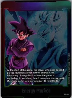 Goku Black Energy Marker E01-07 Foil Dragon Ball Super Card Game | LP - Image 1