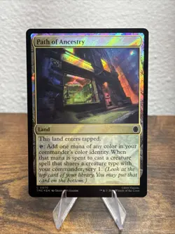 Path of Ancestry (Surge Foil) NM Commander: TMNT TMC 070 - Image 1