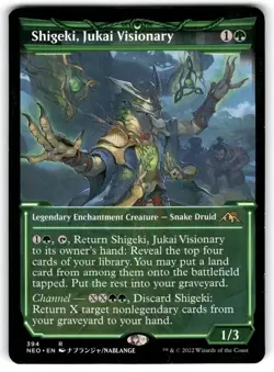 MTG Shigeki, Jukai Visionary (Showcase) - Kamigawa: Neon Dynasty (NEO) NEAR MINT - Image 1