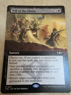 Will of the Abzan - (Extended Art) Commander: Tarkir: Dragonstorm Regular - Mtg - Image 1