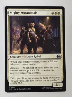 Mighty Mutanimals U TMNT NM - Image 1