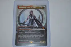 MTG magic FINAL FANTASY mythic LIGHTNING ARMY OF ONE borderless FIN #320 - Image 2