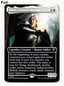 Odric, Lunarch Marshal (Borderless) - FOIL - [Innistrad Remastered] MTG Magic ⚪ - Image 1