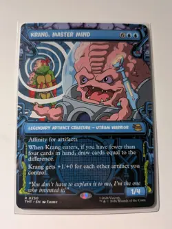Krang, Master Mind (Showcase) Rare MTG Ninja Turtles - Image 1