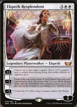 Magic The Gathering, Elspeth Resplendent, Streets of New Capenna, Regular - Image 1
