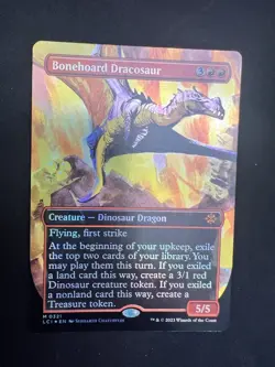 Bonehoard Dracosaur Lost Caverns of Ixalan Mythic Borderless Foil Rd MTG 0321 NM - Image 1