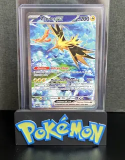 2023 Pokemon Zapdos ex, 202/165 Sv: Scarlet & Violet 151 - Image 1