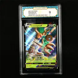 TQG 9 MINT 2021 Pokemon ENG Trevenant V 013/203 RARE HOLO - Image 1