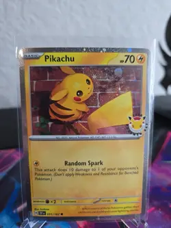 Pikachu (Pokemon Day 2026) 051/162 promo card stamp - Image 1