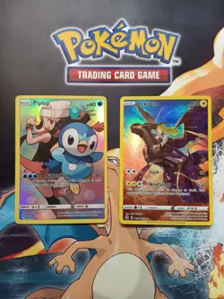 piplup cosmic eclipse 239 & Zekrom Full Art Pokemon Set - Image 1