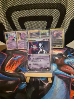 Pokemon TCG Mewtwo EX Holo 2003 Ruby and Sapphire Set 101/109 MP - Image 1