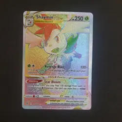 Pokemon TCG Shaymin VSTAR Rainbow Secret Rare 173/172 Brilliant Stars Mint - Image 1