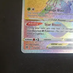 Pokemon TCG Shaymin VSTAR Rainbow Secret Rare 173/172 Brilliant Stars Mint - Image 2