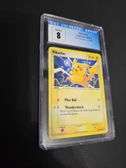 2005 Pokemon EX Emerald Pikachu non Holo Common 60/106 CGC 8.0 NM/Mint + - Image 1