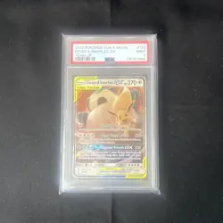 Eevee & Snorlax GX 120/181 Pokemon Sun & Moon Tag Team Up 120 MINT PSA 9 - Image 1