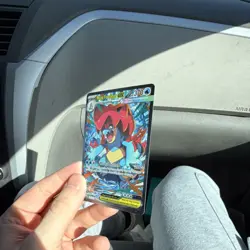 Pokemon Mega Feraligatr EX ASC 274/217 Rare Stage 2 370 HP Full Art Holo - Image 2