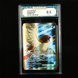 TQG 8.5 NM-MT+ 2016 Pokemon ENG Pidgeot ex 104/108 UR - Image 1