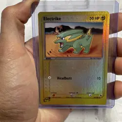 Pokemon TCG EX Ruby & Sapphire 52/109 ELECTRIKE Reverse Holo Common NM Vintage - Image 1