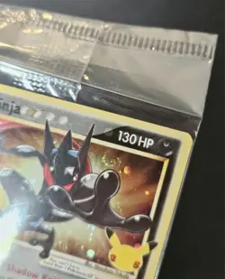 SWIRL SEALED Greninja Gold Star SWSH144 Black Star Promos Holo Pokemon 2021 NM - Image 2