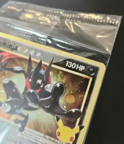 SWIRL SEALED Greninja Gold Star SWSH144 Black Star Promos Holo Pokemon 2021 NM - Image 3
