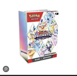 Lot Of 4 Pokemon Scarlet Violet Prismatic Evolutions Booster Bundle Sealed - Image 1