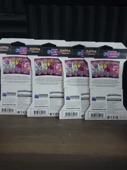 Pokemon TCG Sword & Shield Fusion Strike Sleeved Booster Packs Lot of 4 - Image 2