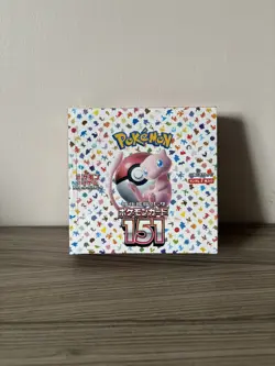 Pokemon 151 Japanese Booster Box READ DESCRIPTION New & Sealed Pokemon TCG SV2a 4521329346038 - Image 1