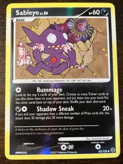 Sableye 63/132 Secret Wonders Reverse Holo LP - Image 1