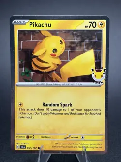 Pokemon Pikachu 051 /162 2026 Pokemon Day Stamped Promo TCG NM - Image 1