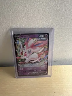 Sylveon V SWSH202 Black Star Promos Ultra Rare Holo Eeveelution Pokemon 2022 NM - Image 1