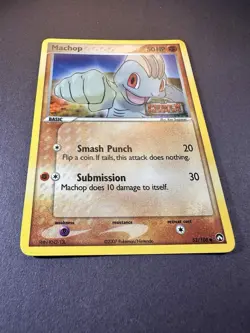 Pokemon TCG Machop 53/108 Power Keepers Reverse Holo Near Mint Free Shipping - Image 3