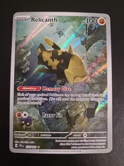 Relicanth 173/162 Pokemon Temporal Forces Illustration Rare NM - Image 1