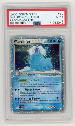 Pokemon Walrein ex EX Legend Maker Holo Ultra Rare #89 PSA 9 Mint - Image 1