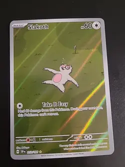 Slakoth 212/191 Pokemon TCG Scarlet & Violet Surging Sparks Illustration Rare NM - Image 1
