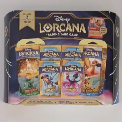 Disney Lorcana Into the Inklands 2 Starter Decks + 4 Boosters Promo - Image 1